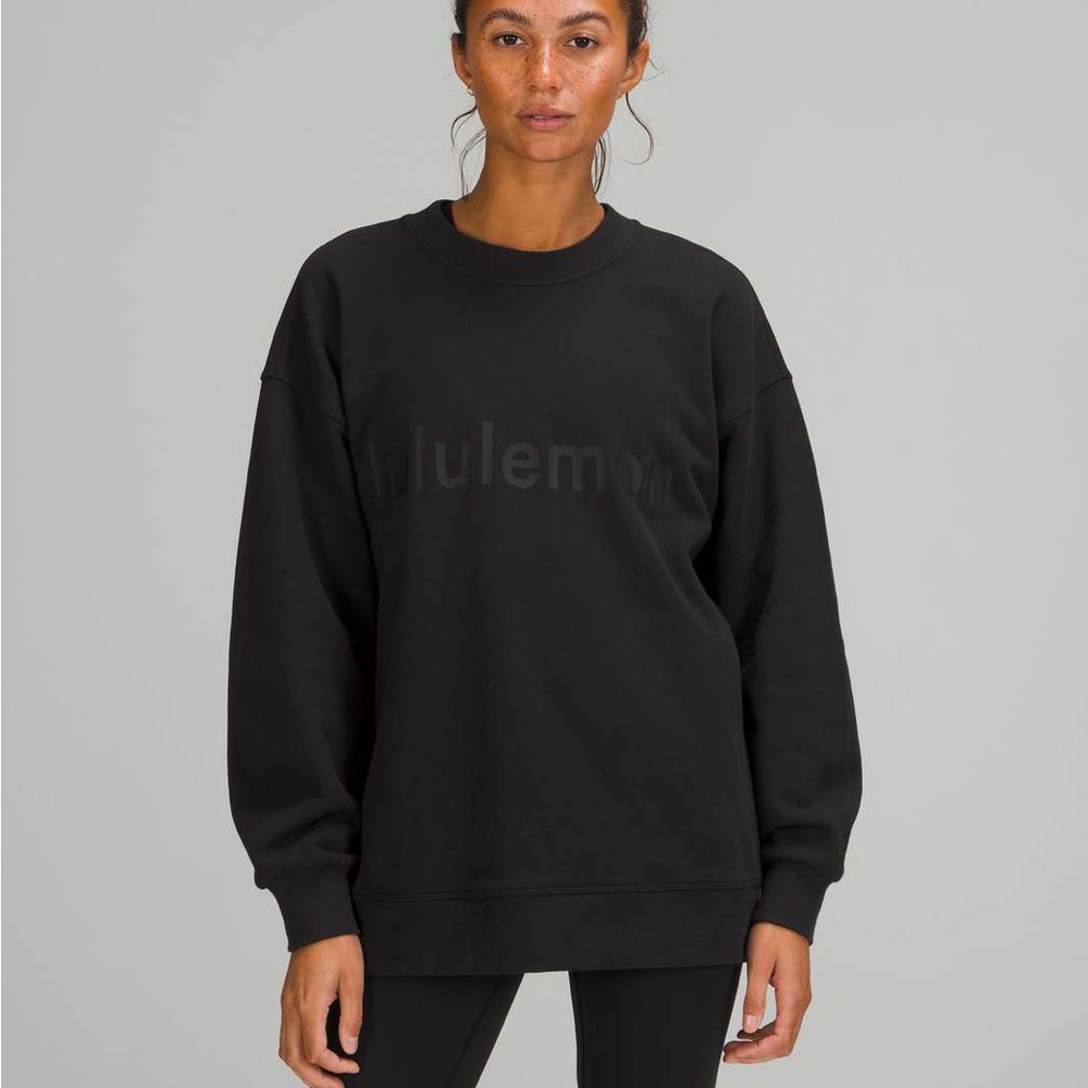 Lululemon Perfectly Oversized Crew in Black